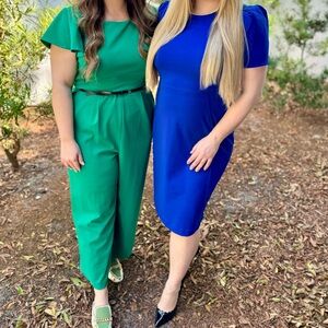 Calvin Klein Royal Blue Sheath Dress